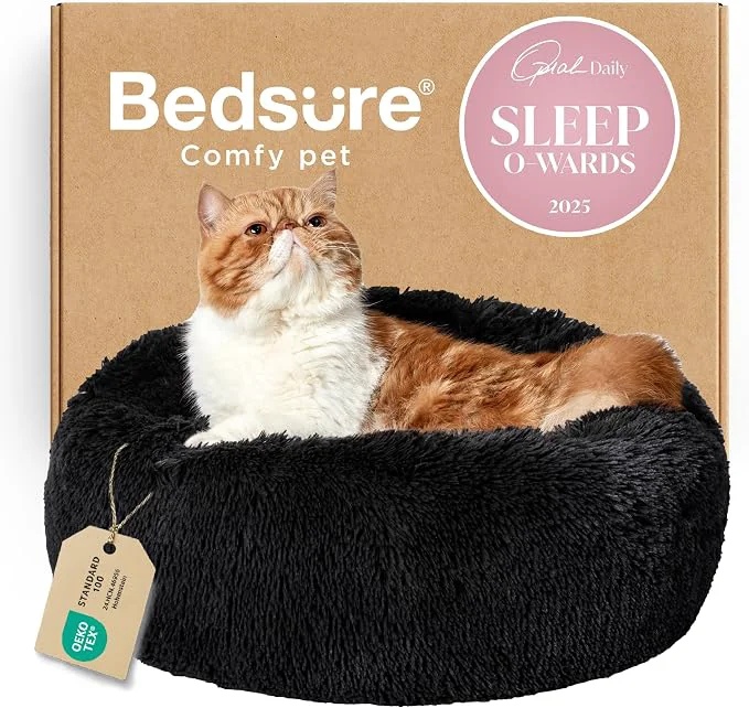 Convenient Bedsure Calming Cat Beds for Indoor Cats Excellent