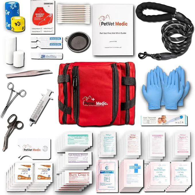 High-Quality Cat Dog First Aid Kit Crafted