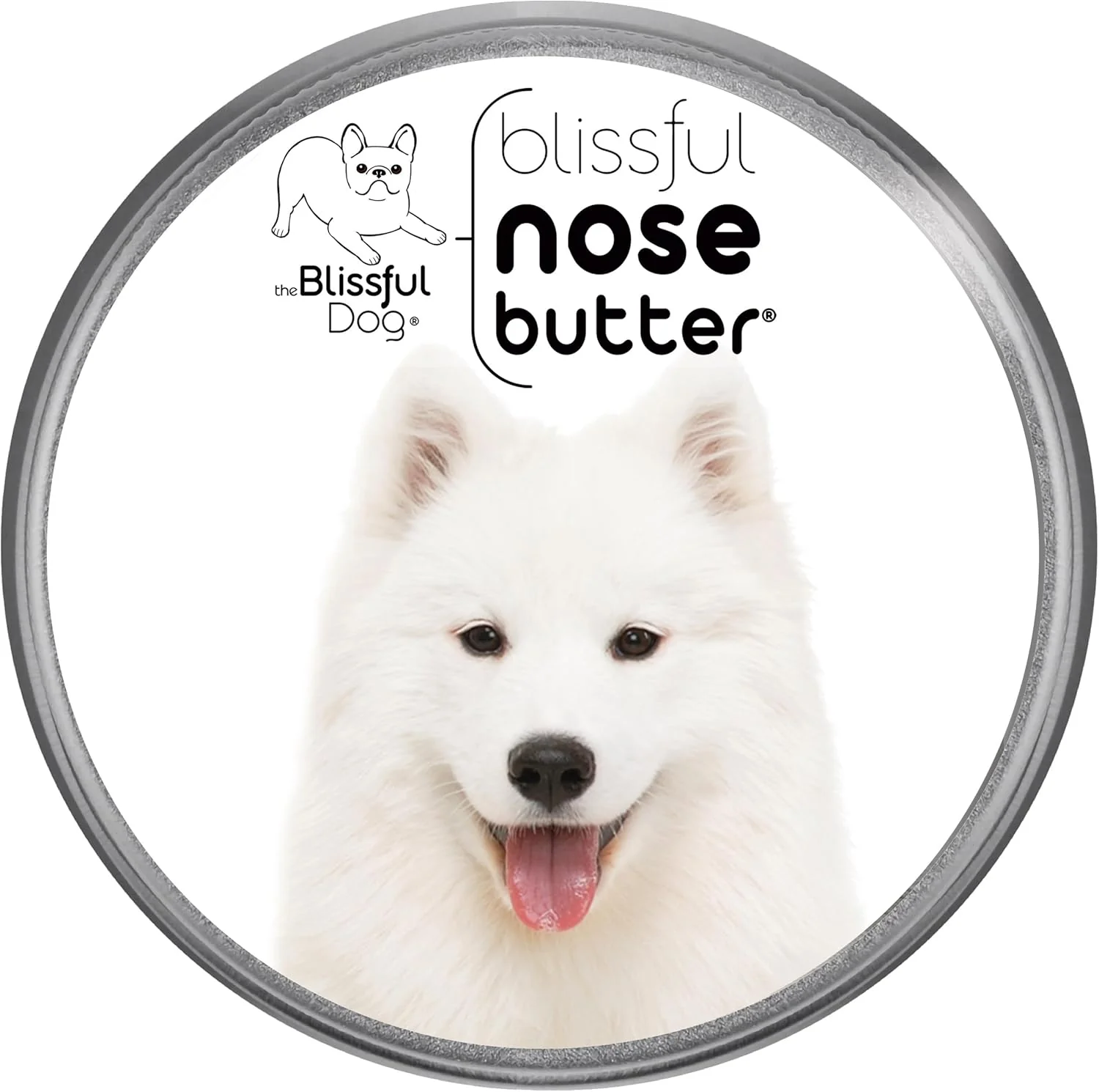 Advanced The Blissful Dog Samoyed Nose Butter for Dry Cracked Skin Lick-Safe Dog Nose Balm with Moisturizing Shea Butter Almond Olive and Essential Oils Pet Supplies Uncented 2 oz. Functional