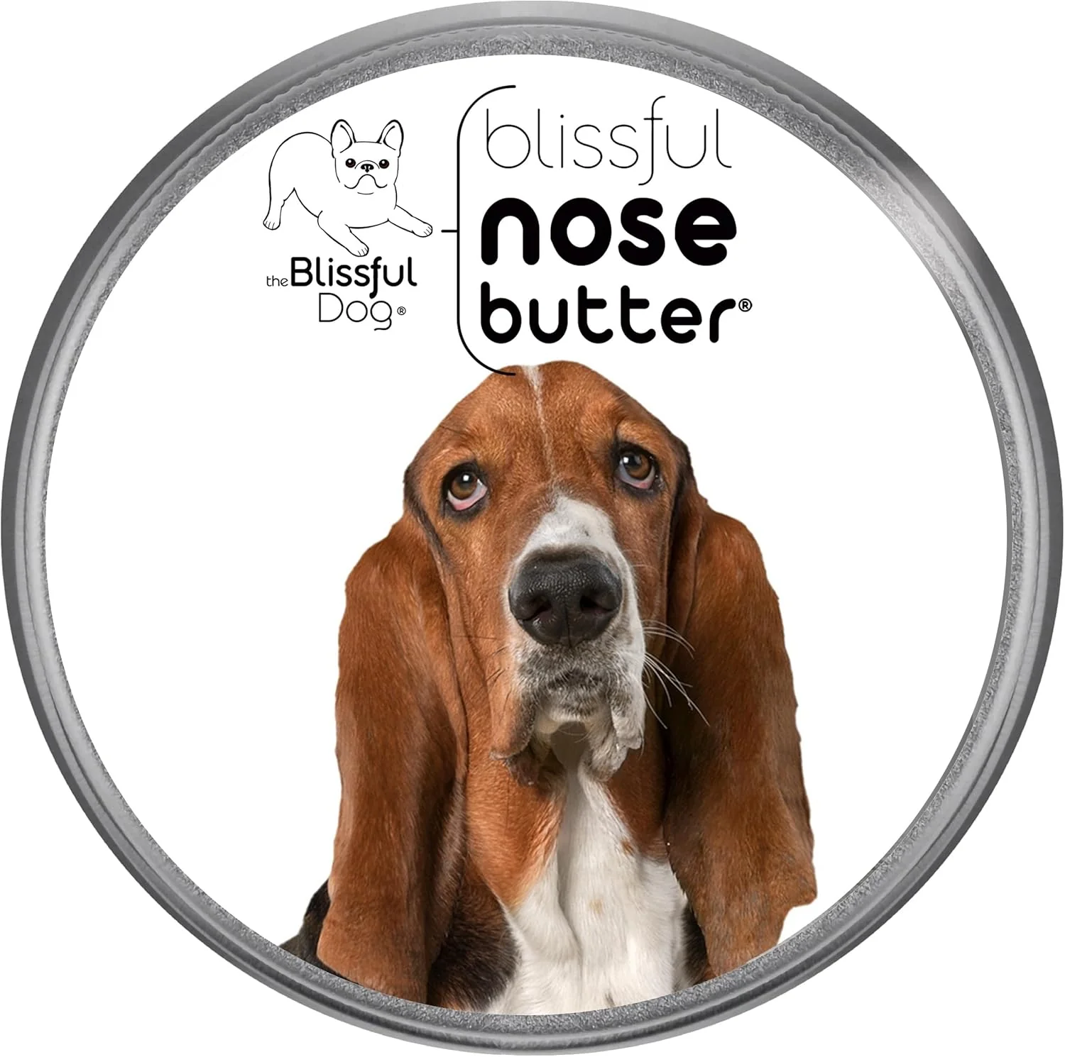 Genuine The Blissful Dog Basset Hound Nose Butter for Dry Cracked Skin Lick-Safe Dog Nose Balm with Moisturizing Shea Butter Almond Olive and Essential Oils Pet Supplies Uncented 8 oz. Secure