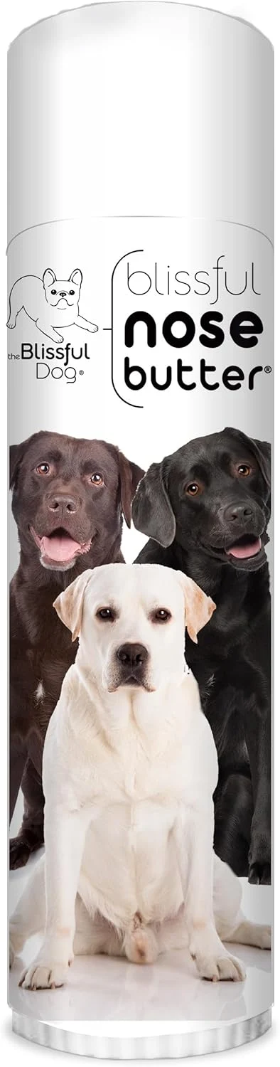 Verified The Blissful Dog Labrador Retriever Nose Butter for Dry Cracked Skin Lick-Safe Dog Nose Balm with Moisturizing Shea Butter Almond Olive and Essential Oils Pet Supplies Uncented 0.50 oz. Organic