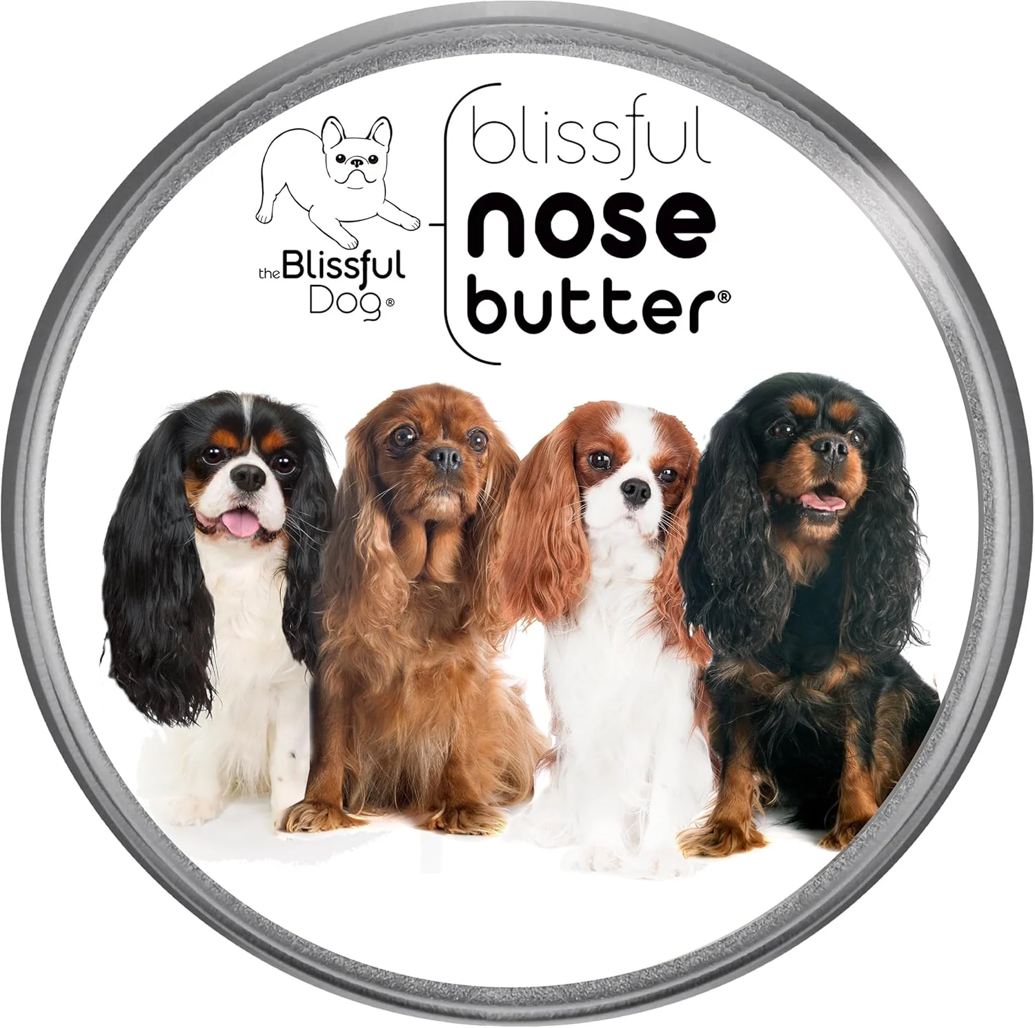 Carefully Designed The Blissful Dog Cavalier King Charles Spaniel Nose Butter Versatile Dog Nose Balm for Dry Nose Handcrafted Nose Moisturizer Easy-to-Apply Dog Essentials Unscented 2 oz. Certified