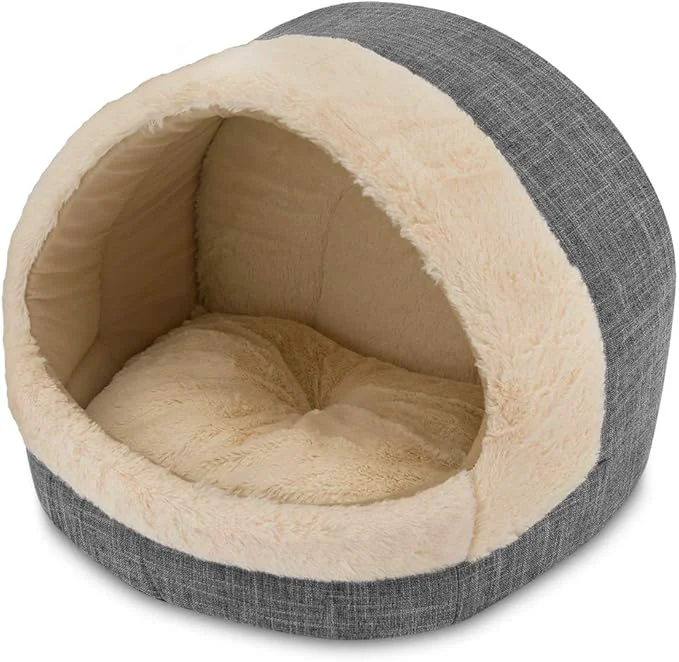 Dependable Pet Supplies Dog House Bed Crate Mat Tent Indoor Round Soft Plush Solid