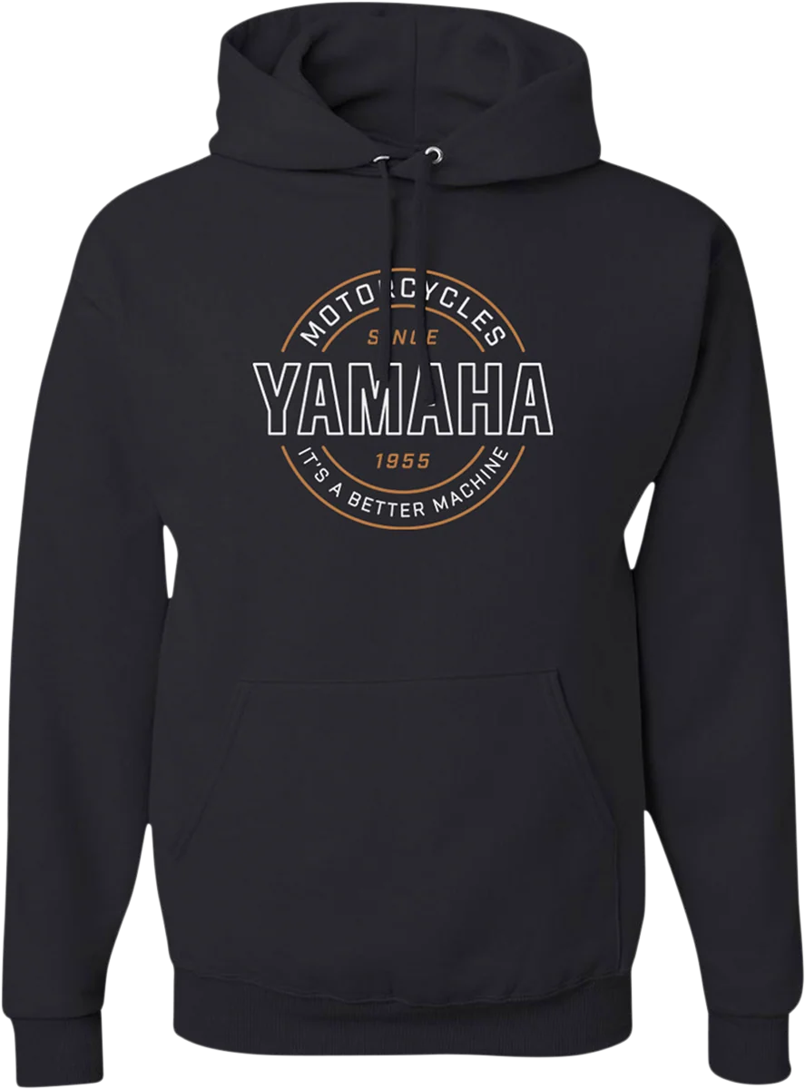 Fast YAMAHA APPAREL Yamaha Better Machine Hoodie - Black - Large NP21S-M1972-L Luxury