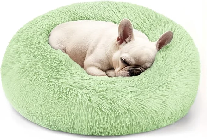 Traditional Dogs Bed for Small Dogs Anti-Anxiety Washable Round Bed Innovative
