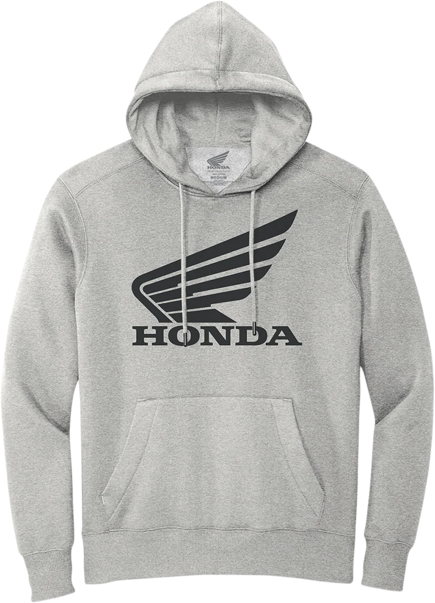 Pure HONDA APPAREL Honda Wing Hoodie - Gray Black - Medium NP21S-S3028-M Smart