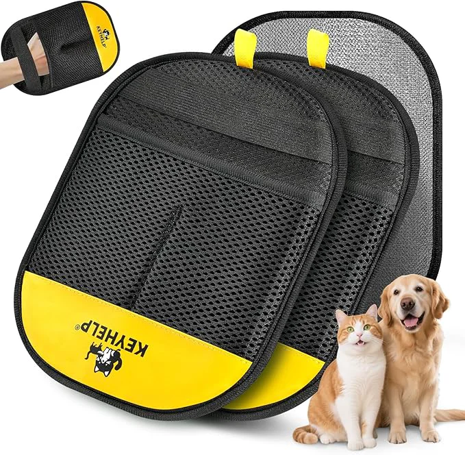 Casual 2PCS Pet Hair Removal Gloves for Dogs Cats Newly Upgraded Reusable Selected