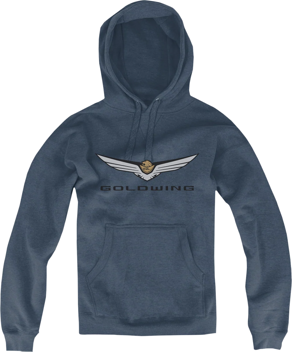 Pure HONDA APPAREL Honda Goldwing Hoodie - Navy - Small NP21S-S1838-S Organic