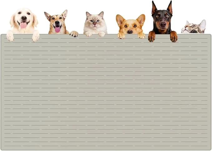 Traditional XXXXL Largest Pet Food Mat 51.2 x25.6 Silicone Dog Mats High-Quality