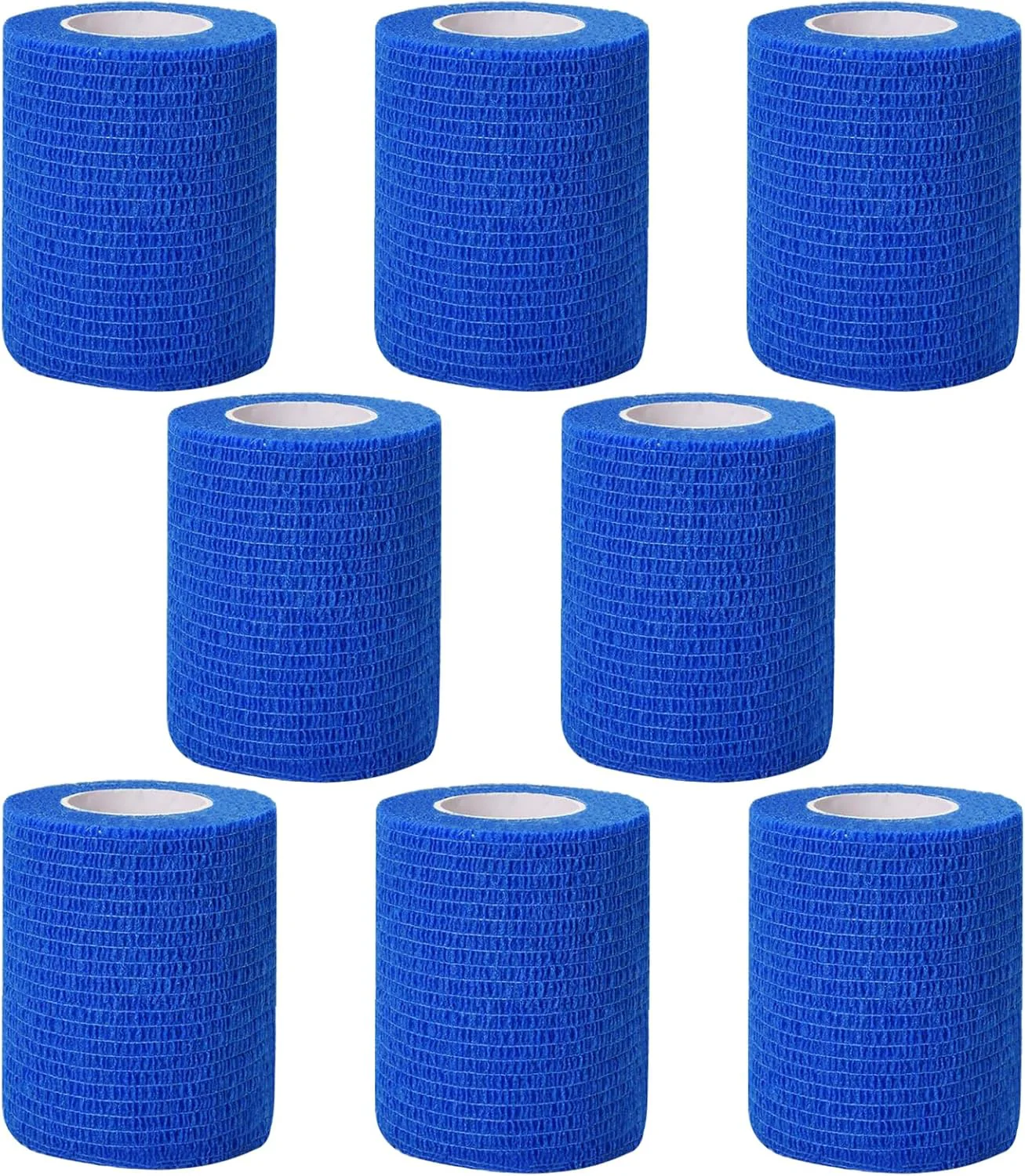 Proven Self Adhesive Bandage Wrap 2 Inch Blue Breathable Elastic Cohesive Bandages Vet Wrap Sports Tape Bulk for First Aid Supplies Wrist Sprains Protection Trendy