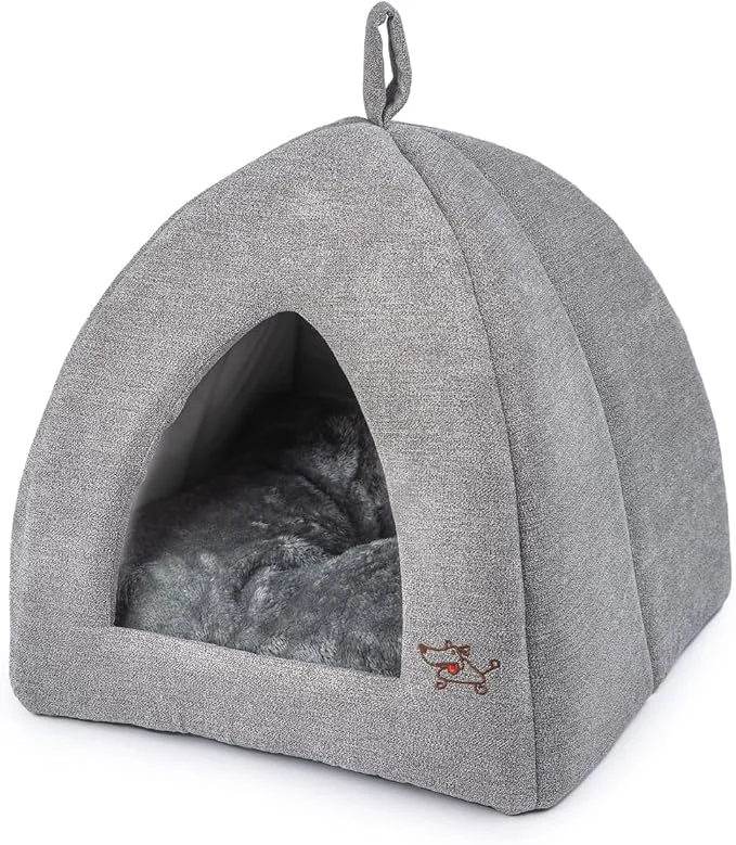 World-Class Pet Supplies Dog House Bed Crate Mat Tent Indoor Round Soft Plush Modern