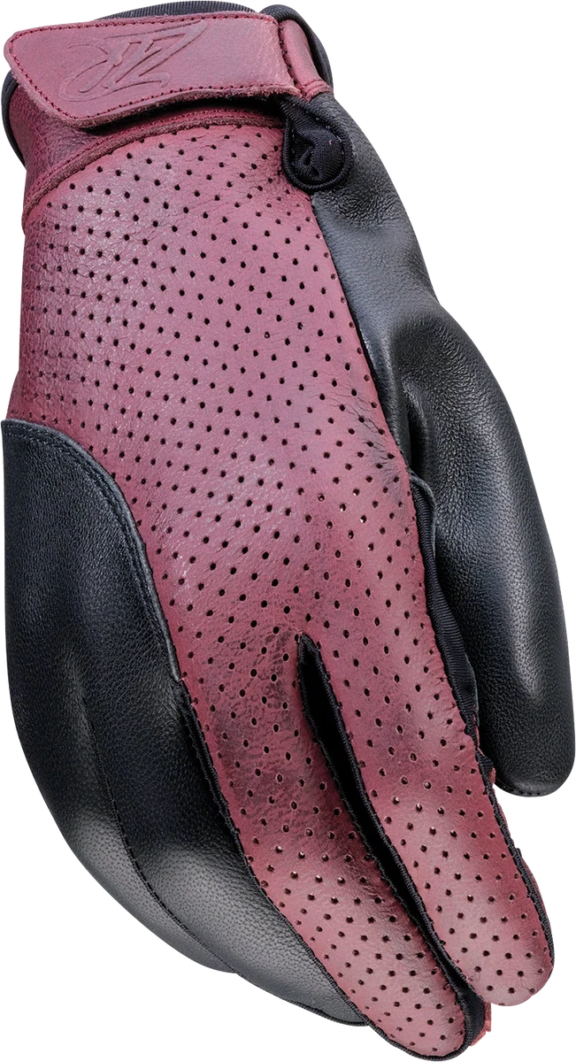 Certified Z1R Women's Combiner Gloves - Black Red - Small 3302-0892 Flexible