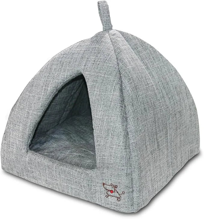 High-Performance Pet Supplies Dog House Bed Crate Mat Tent Indoor Round Soft Plush Recyclable