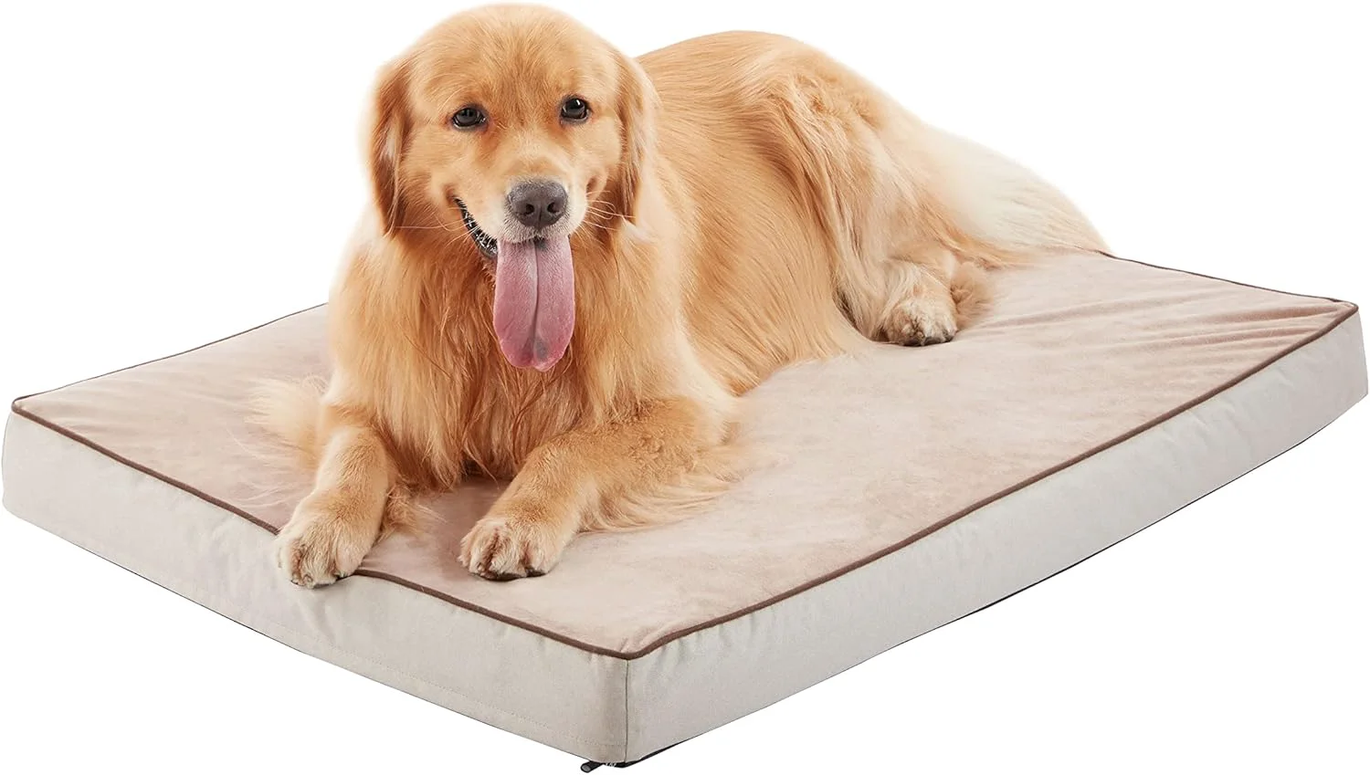 Traditional Orthopedic Memory Foam Dog Bed Cooling Dog Beds for Extra Large Dogs -Waterproof Pet Bed for Crate with Removable Washable Cover XXL 47inch 110Lbs Long-Lasting