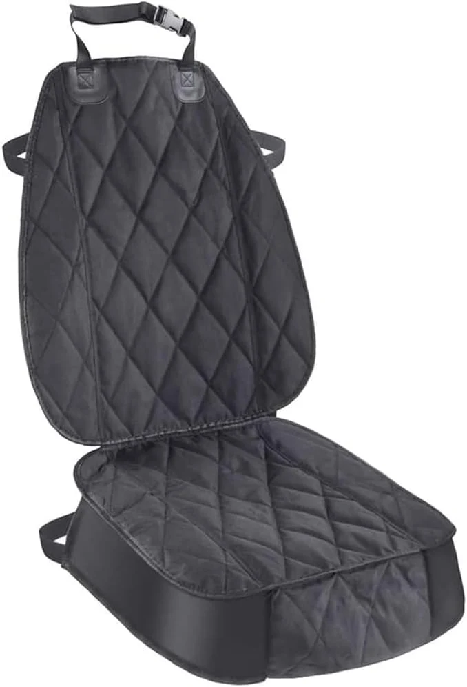 Solid AsFrost Dog Seat Cover Cars Trucks SU Thick 600D Waterproof Pet Car Seat Cover Dog Heavy Duty Wear-Resistant Durable Nonslip Backing with Side Flaps Scratchproof Dog Front Seat CoverAbout ThisOverview Soft