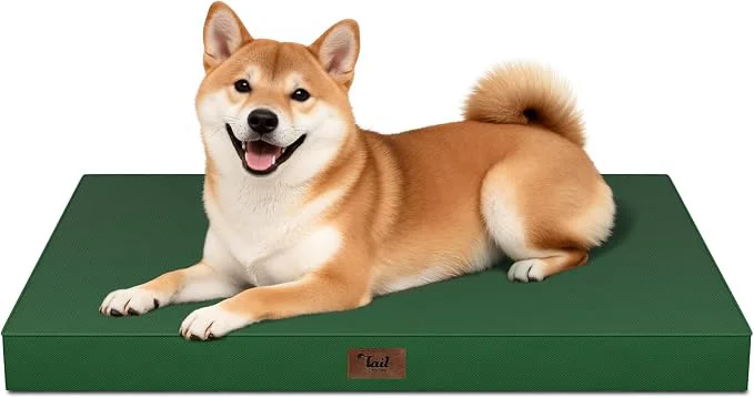 Artisan Outdoor Dog Bed for Medium Dogs Waterproof Dog Crate Mat Orthopedic Egg Crate Trusted