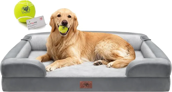 World-Class Extra Large Dog Bed Orthopedic XL Washable Memory Foam Bed Crafted