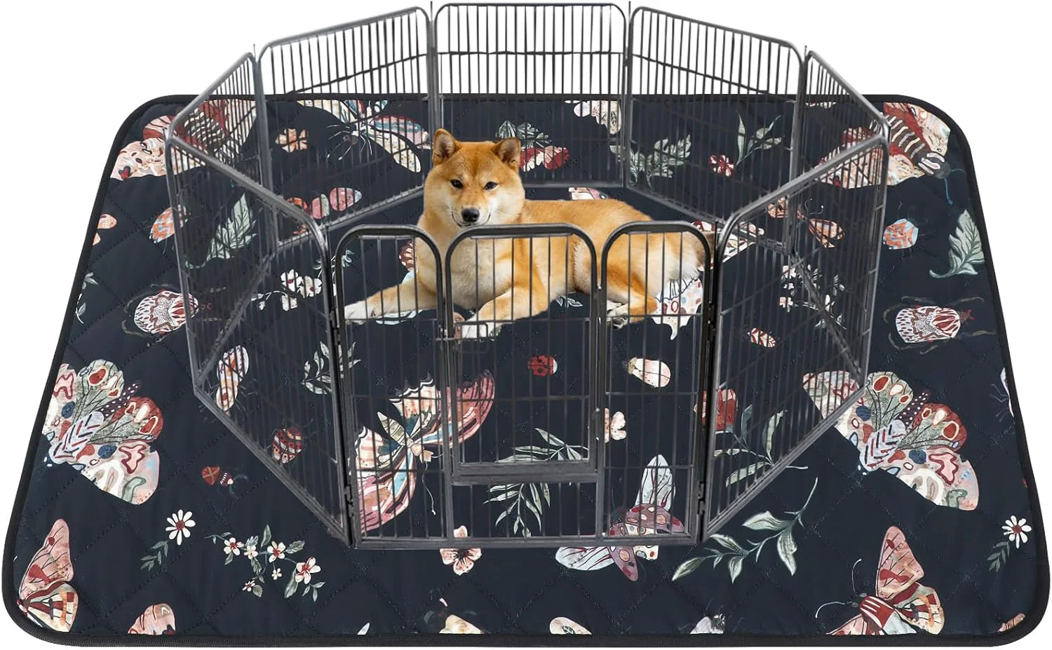 Carefully Designed IEUUMLER Washable Pee Pads for Dogs 1 Pack Insect Pattern Reusable Waterproof Puppy Potty Pads Non-Slip Absorbent Pet Training Pads for Playpen Crate Bed EU014 Quality