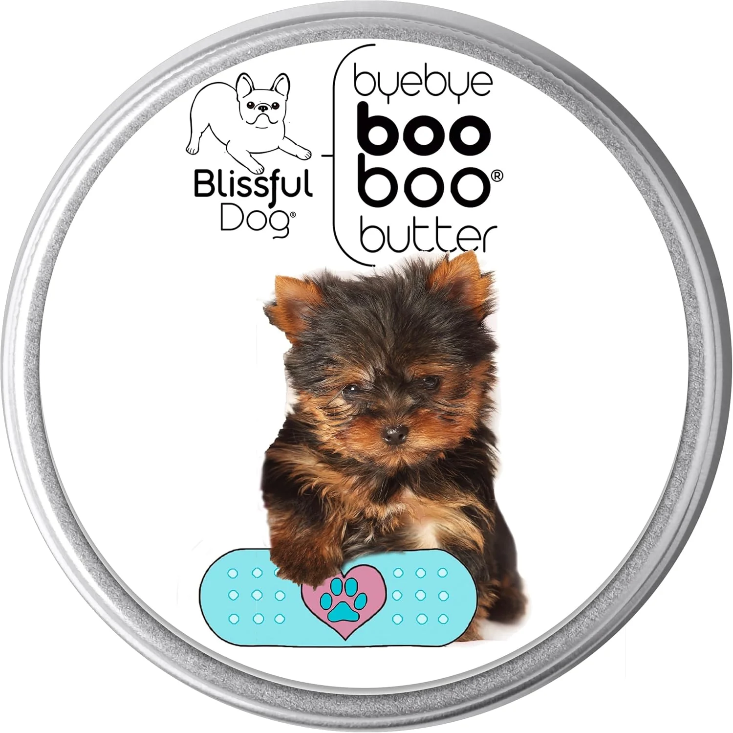 Top-Quality The Blissful Dog 1 oz TIN Yorkshire Terrier Booboo Butter Reusable