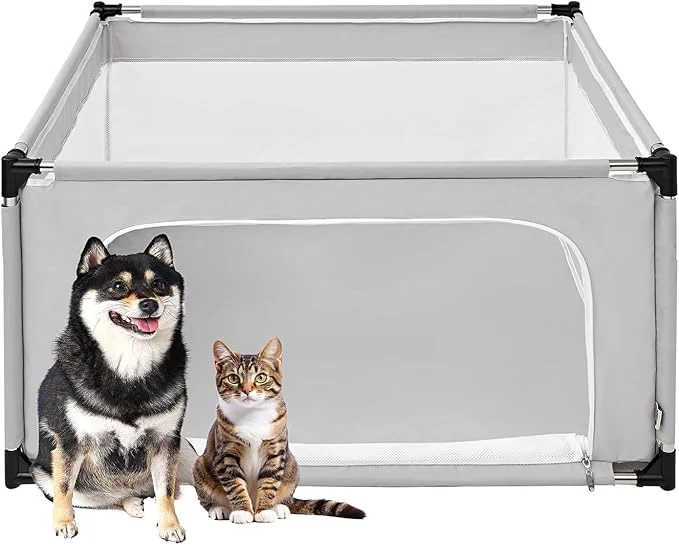 Artisan EHEYCIGA 42x42x26 Inches Puppy Playpen Without Top Cover Reliable