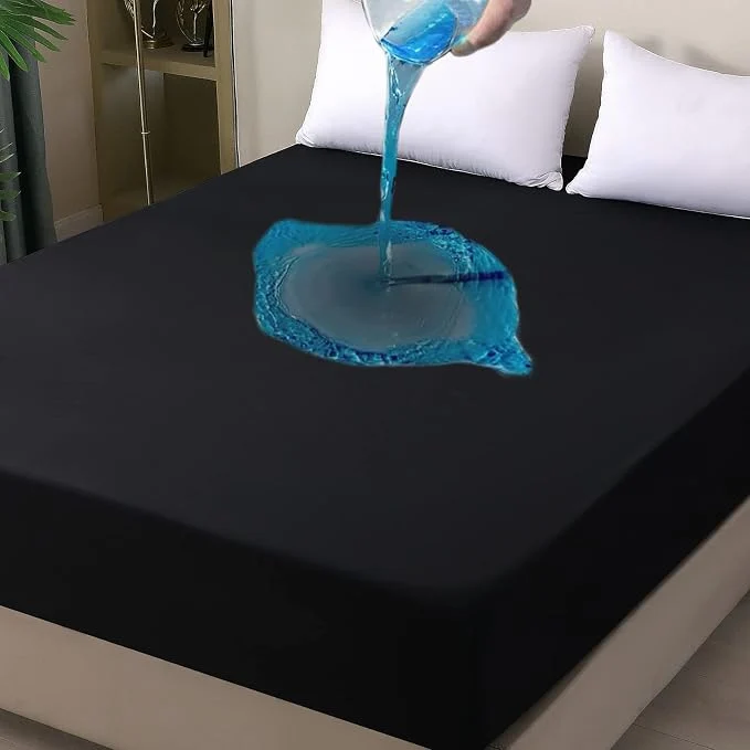 First-Class Waterproof Mattress Protector Full Fitted Sheet Style Breathable Mattress Cover Comfortable