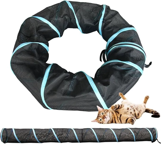 Sophisticated INTURN Cat Furniture Tent for Indoor and Outdoor Playpen Portable Cat Tunnels Premium