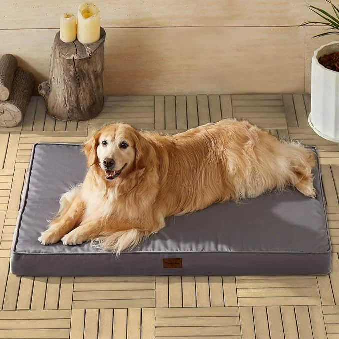 Top-Quality BFPETHOME Outdoor Dog Beds for Large Dogs Waterproof Dog Bed for Medium Advanced
