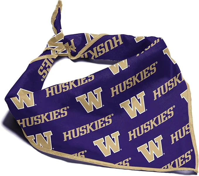 High-End Washington Huskies ly Licensed Bandana Reliable
