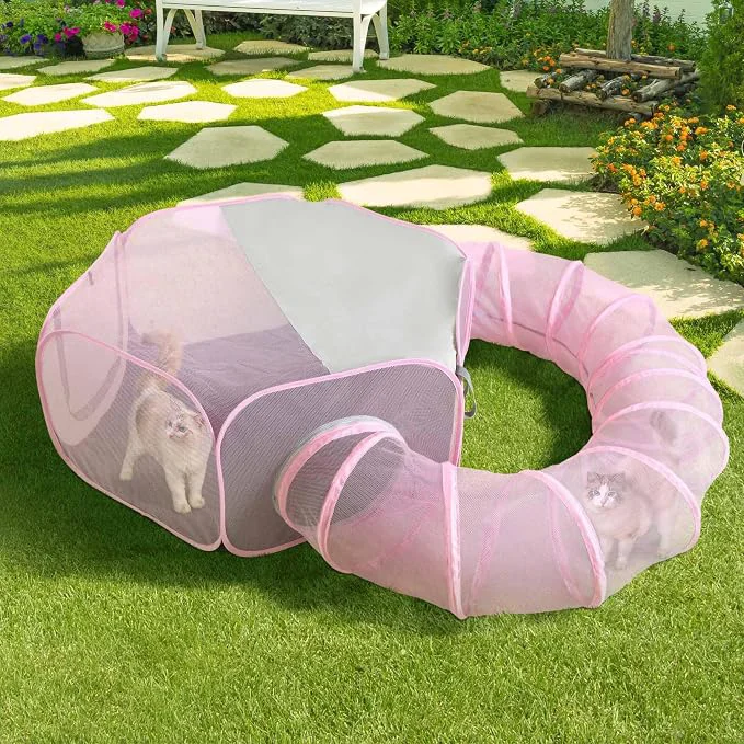 Soft Outdoor Cat Enclosure Portable Catio Playground Modern