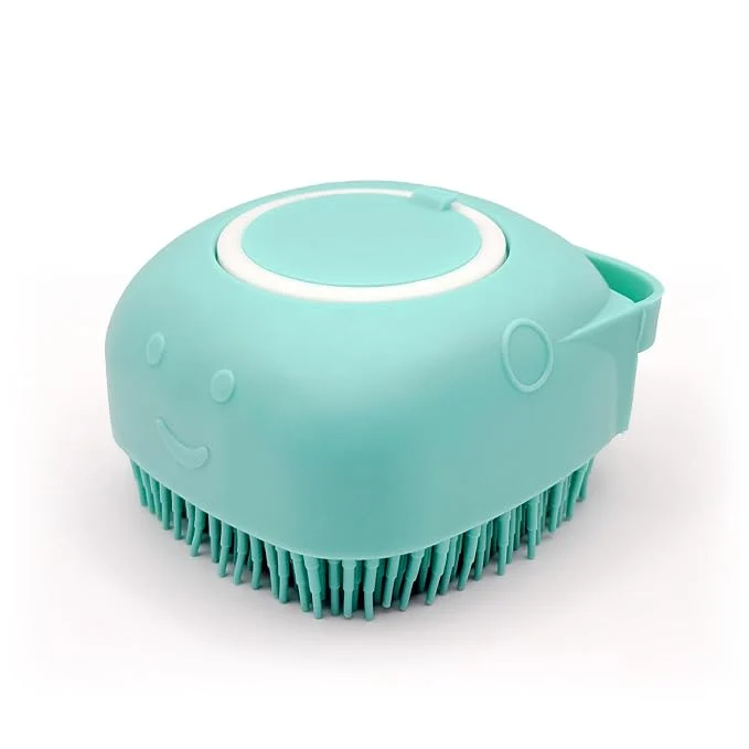 Certified HamInWay Dog Bath Brush 2-in-1 Dog Grooming Brush Comfortable