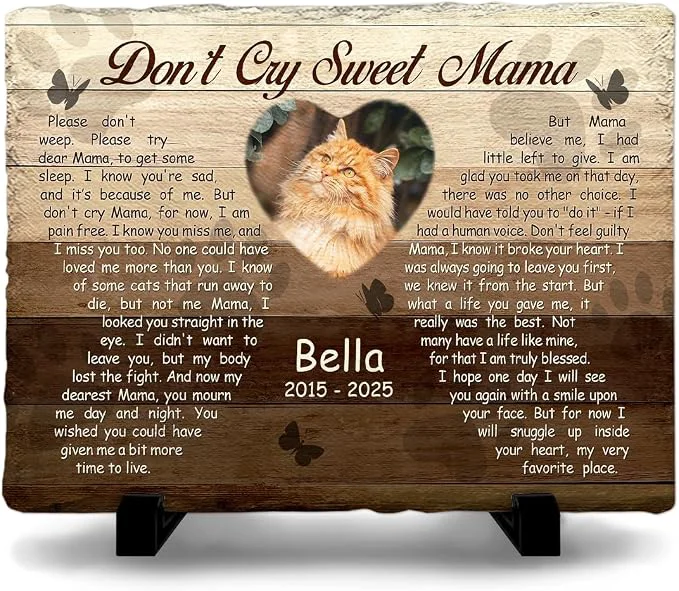 Green Customizable Pet Memorial Headstone Elite