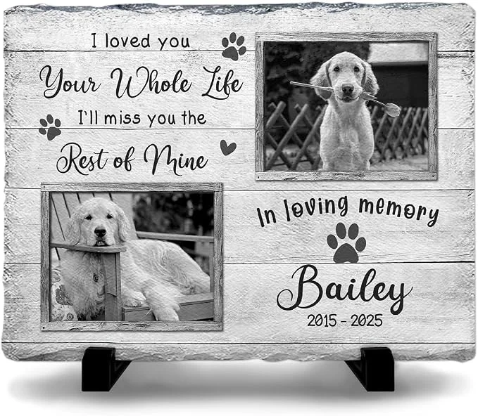High-Grade Personalized Rectangle Shaped Memorial Headstones Certified