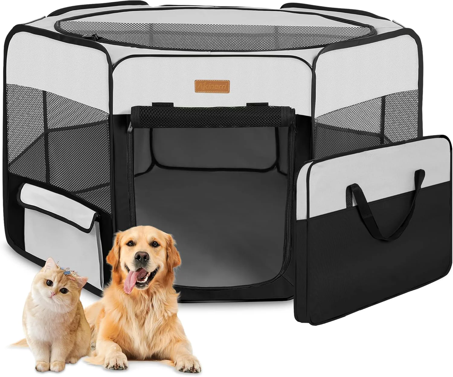 Consistent Dog Playpen Portable Pet Play Pen for Cat Puppies Rabbits Chickens Foldable Large-Capacity Pet Tent for Indoor Outdoor Travel Camping Top-Quality