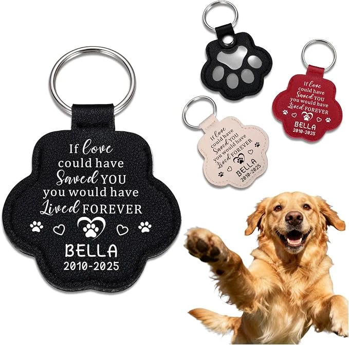 Recyclable Eunigem Personalized Pet Hair Keychain Long-Lasting