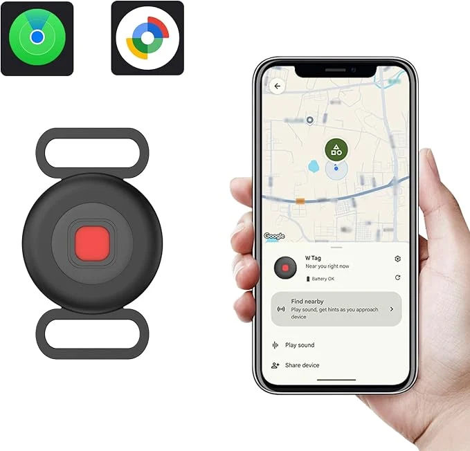 Fine Crafted Location Tracker Tag for Dogs Cats Unique