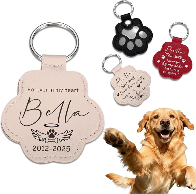 Easy-to-Use Eunigem Personalized Pet Hair Keychain Soft