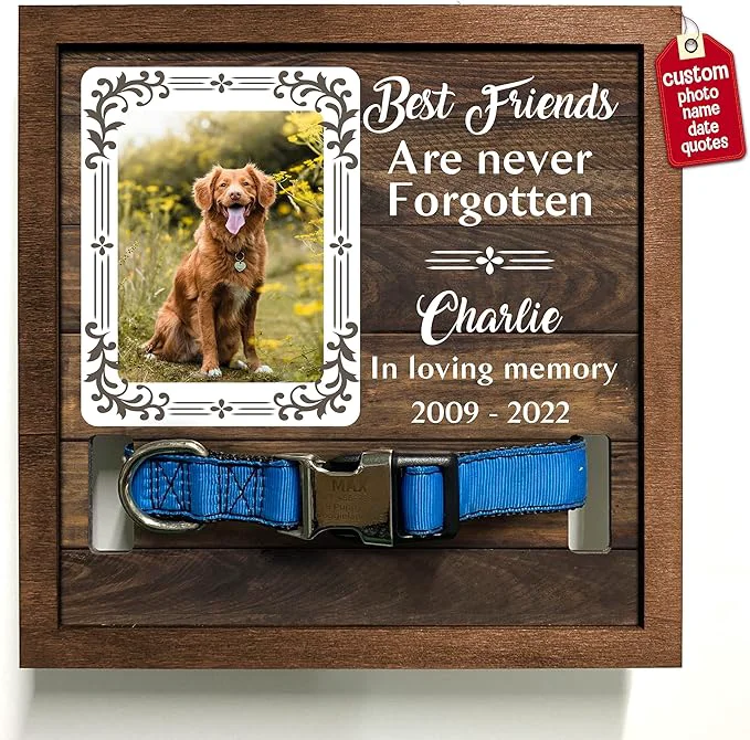 Fine Crafted Personalized Cat Dog Memorial Picture Frame Bereavement Gifts Cat Memorial Dog Artisan