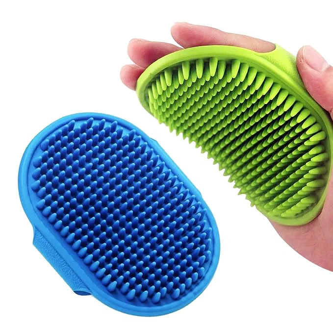 First-Class Dog Grooming Brush Lilpep Pet Shampoo Bath Brush Soothing Massage Rubber Comb Refined