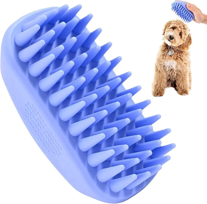 Reusable Bath Brush for Pet Grooming Massage Fine