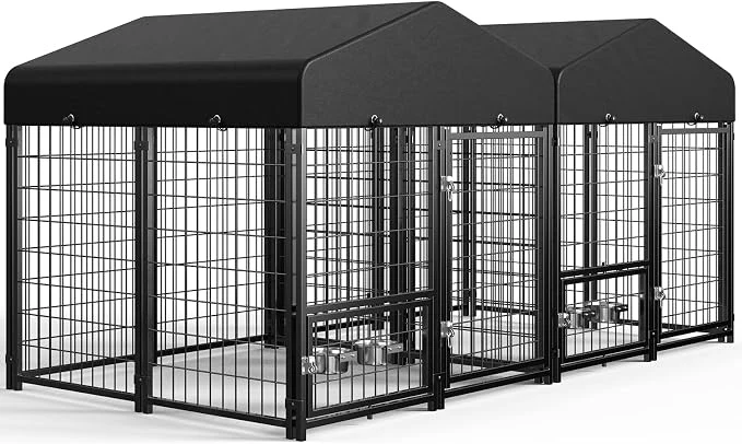 Smart Sino Luban 2PCS Outdoor Dog Kennel Outside Run High-Quality