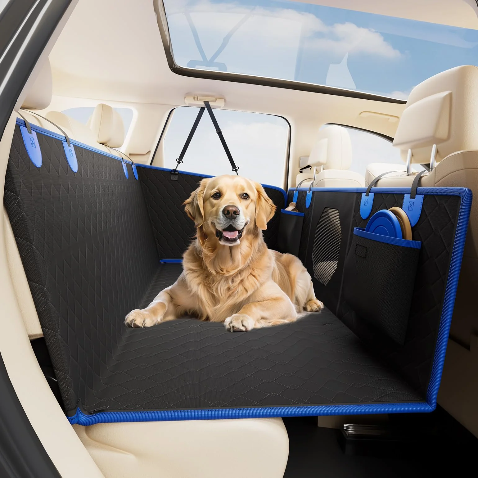 Reliable JOYTUTUS Dog Car Seat Cover Back Seat Hammock 400lb Waterproof Fine