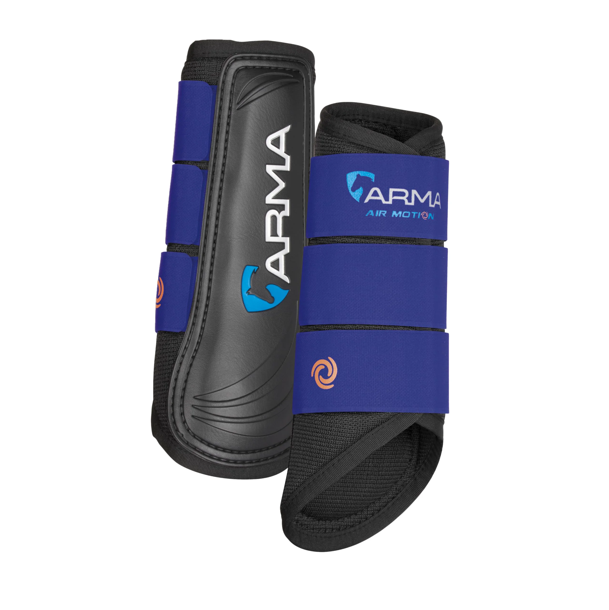 Natural Shires ARMA Air Motion Brushing Boots – Navy X-Full Lightweight Protection Reusable