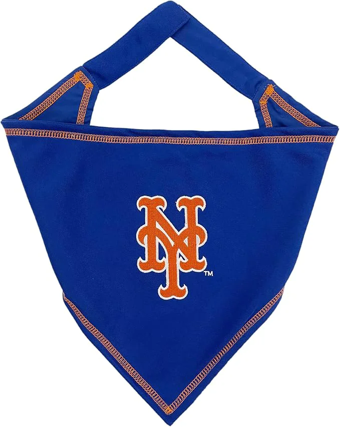 Minimalist Pets First MLB New York Mets TIE Bandana Small Medium. Dog Bandana Scarf Bib Next-Generation