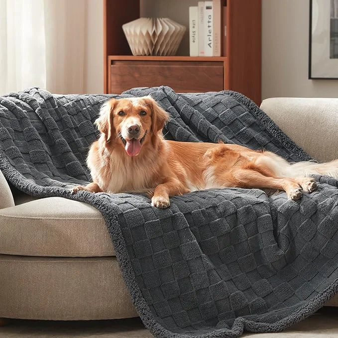 Dependable GASUR Waterproof Dog Blankets for Medium Small Dogs Dog Blanket for Couch Bed Smooth