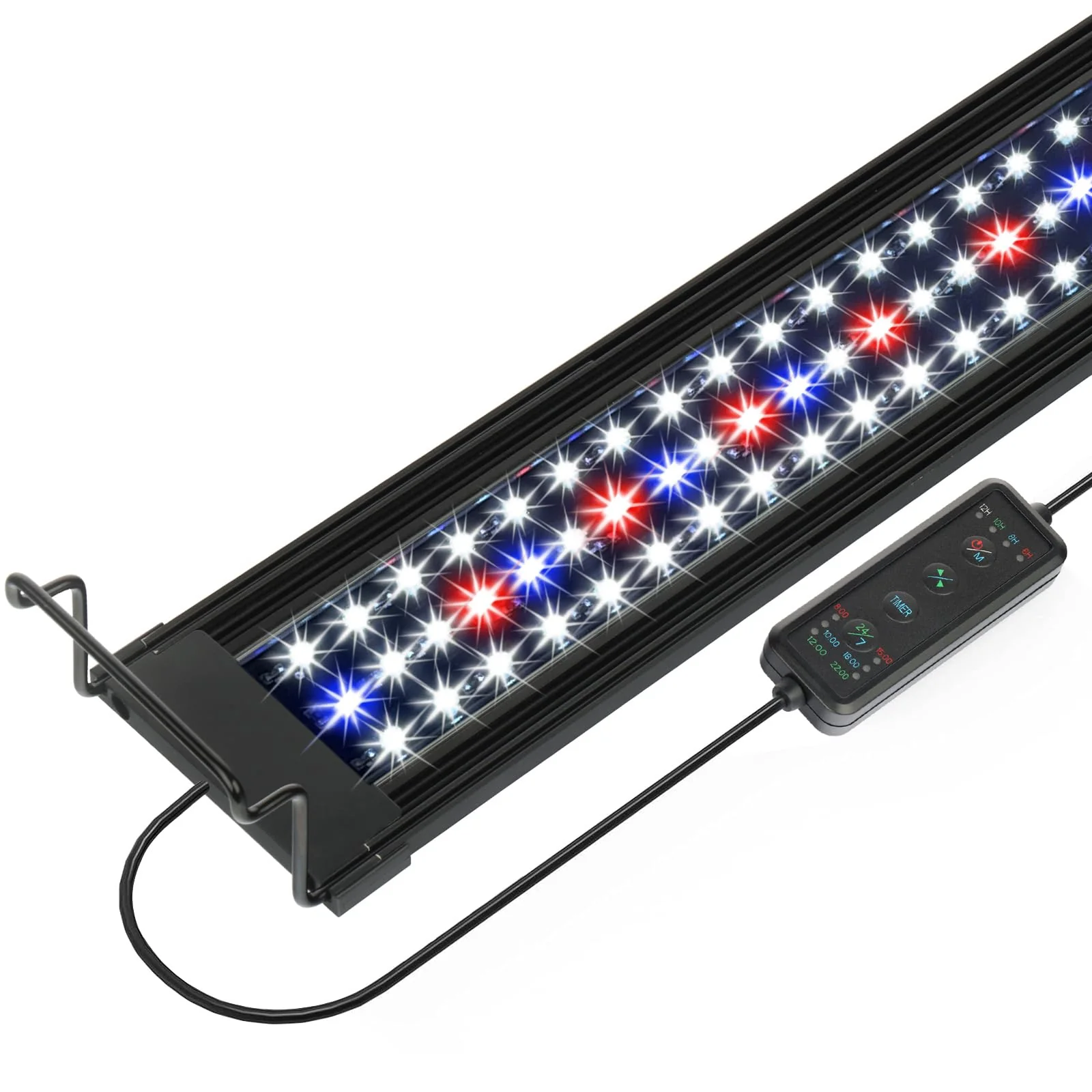 Fast OYO WATER 20-28 inch Aquarium LED Light with Timer Sunrise Sunset 5 Dimmable Brightness 24 7 Cycle for 10 20 30 55 Gallon Tanks Fashionable