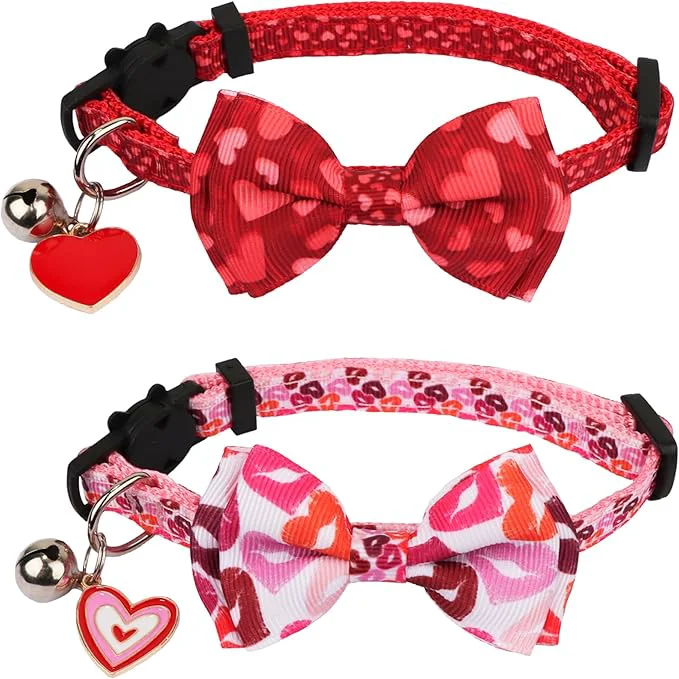 Selected ADOGGYGO Valentine Cat Collars Advanced