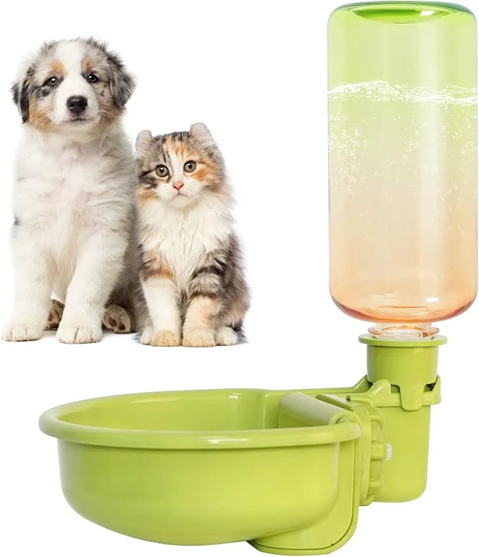 Expertly Made VANNON 16oz Pet Water Bottle Gravity Dog Water Bowl Dispenser Durable