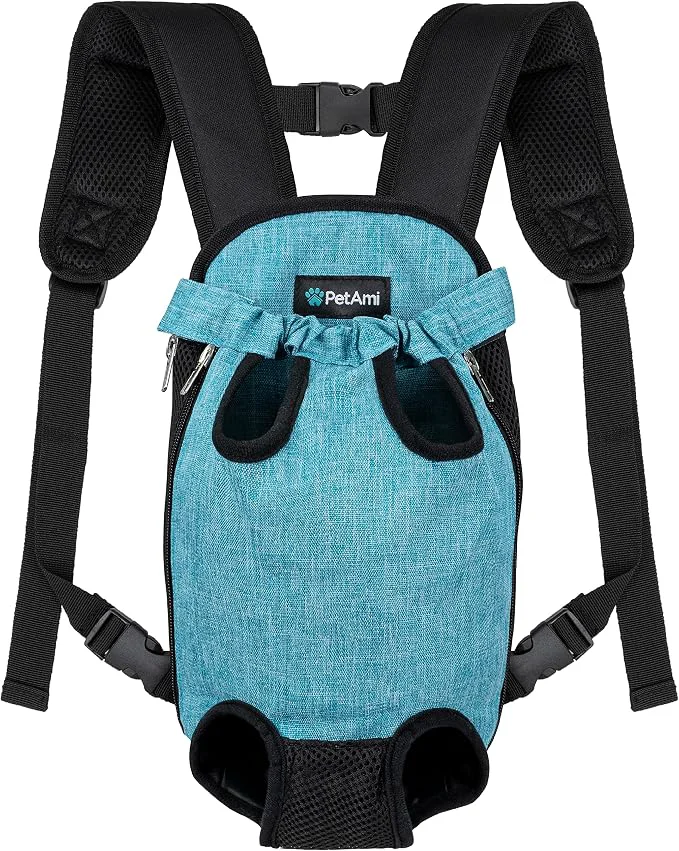 Natural PetAmi Dog Carrier Backpack Adjustable Pet Cat Front Carrier Backpack Functional