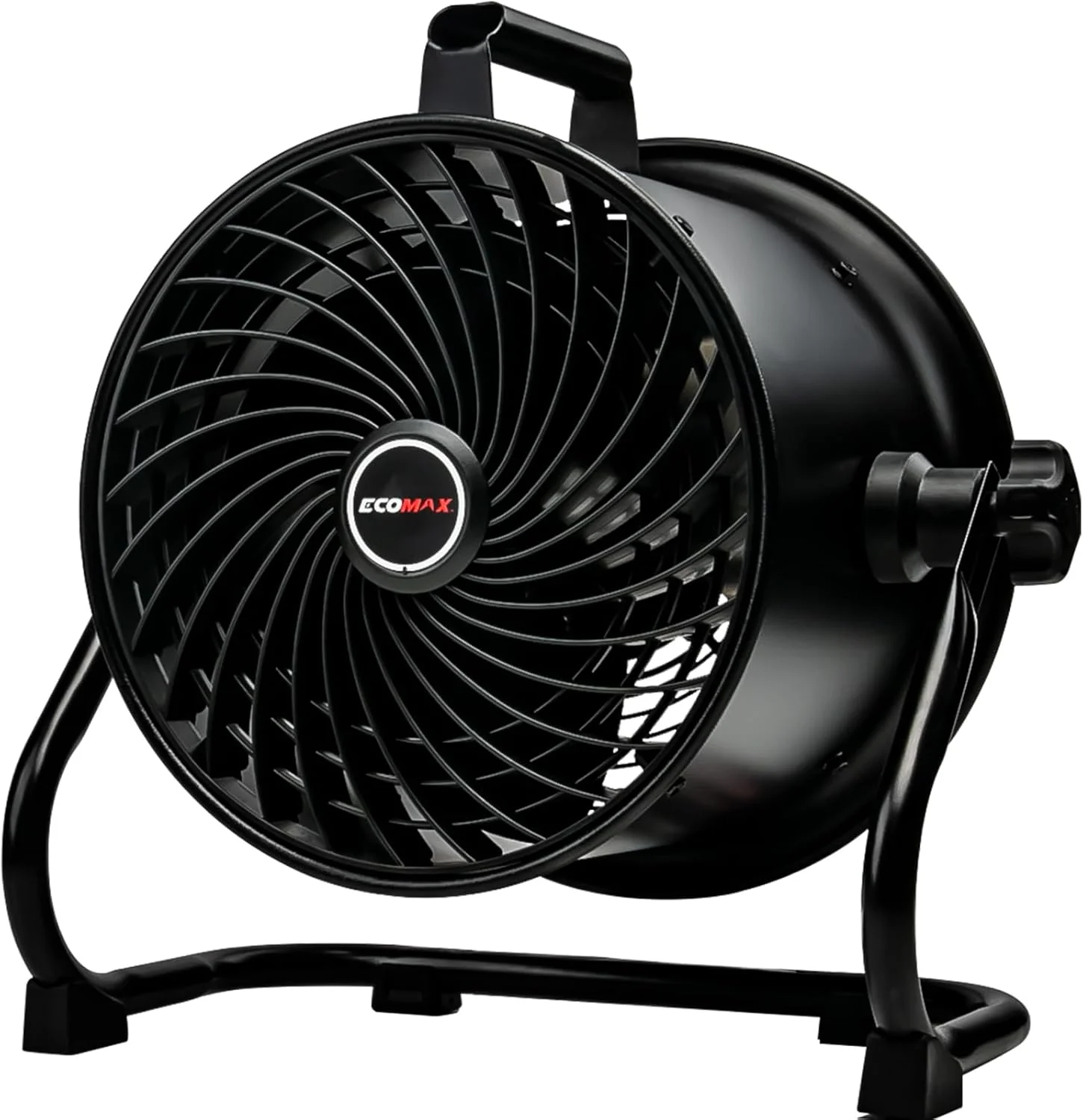 Elegant 10-Inch High-Velocity Drum Air Circulator Fan Heavy-Duty Shop Fan with 3-Speed 360° Tilting Floor Fan for Warehouse Industrial Workshop Luxury