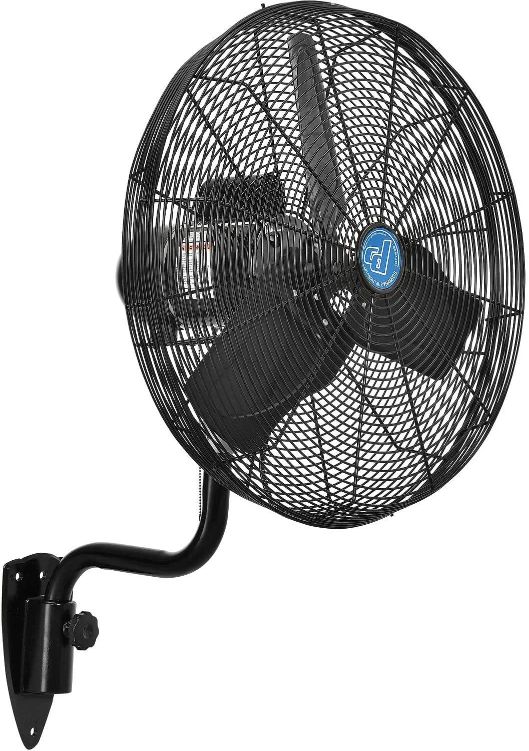 Minimalist Continental Dynamics CD Premium 24 Oscillating Wall Mount Fan TEFC Motor 9 400 CFM 1 2 HP Organic